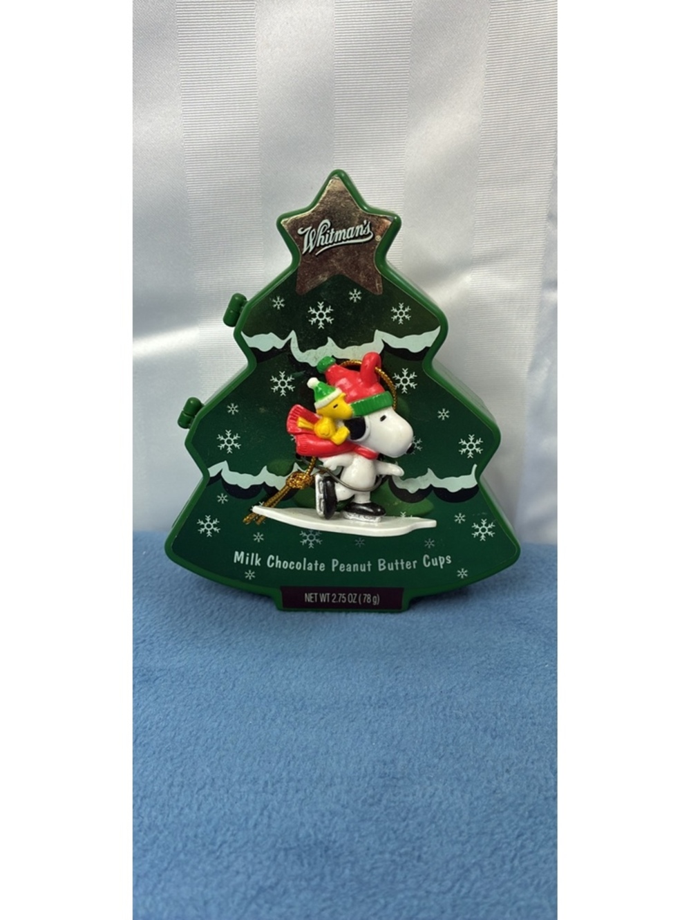 Whitman's Snoopy Christmas Tree Tin